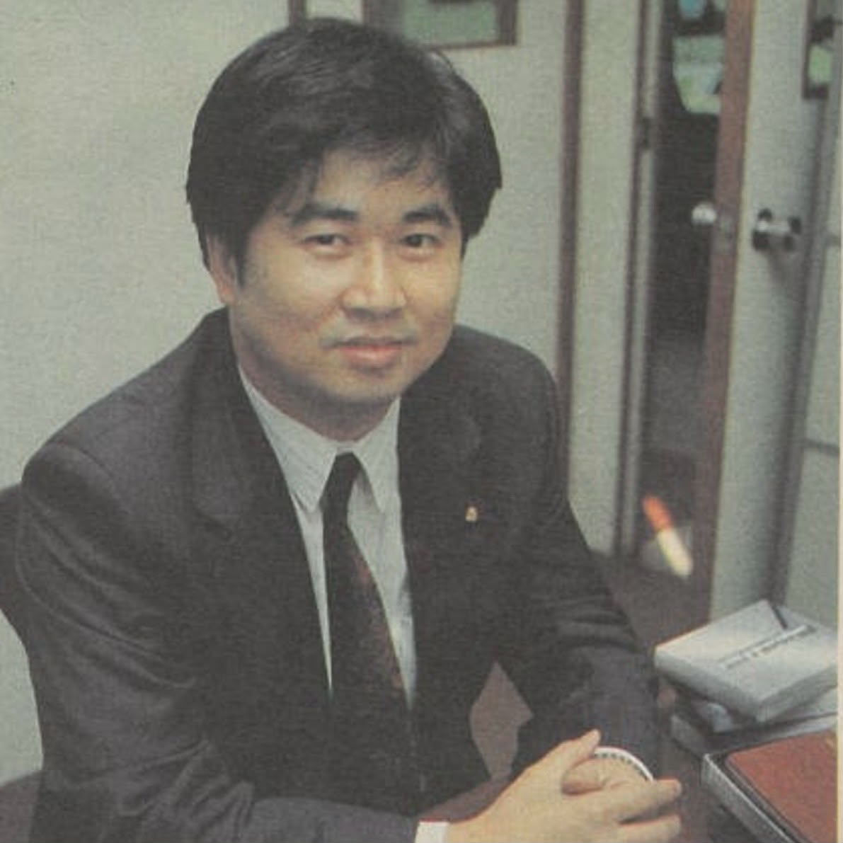 Ricky So at his desk, Hong Kong