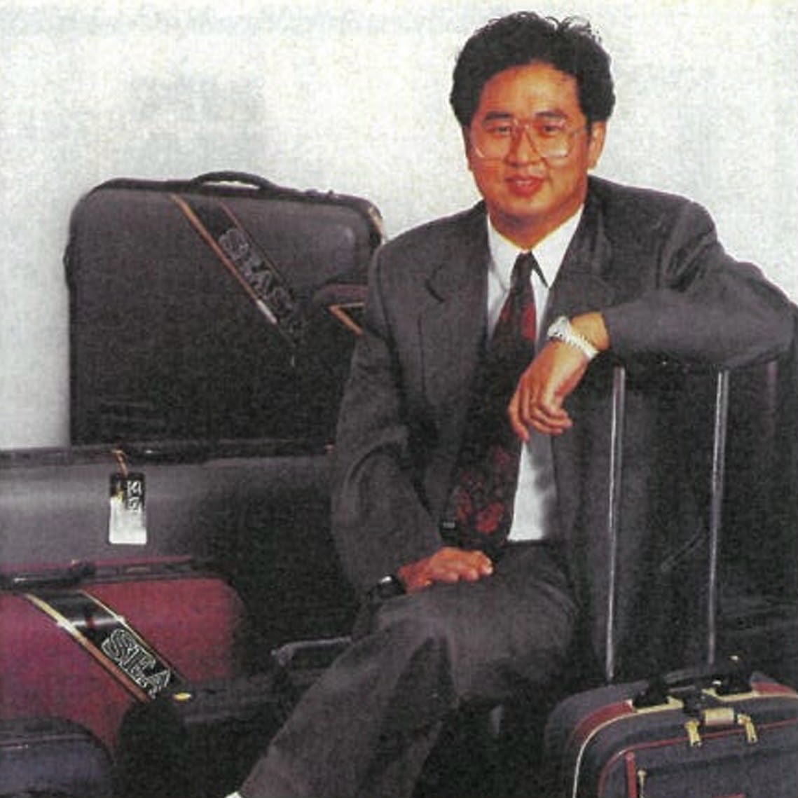 Ricky So with the early luggage line