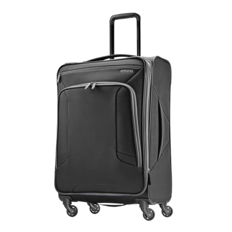 Black softside spinner case